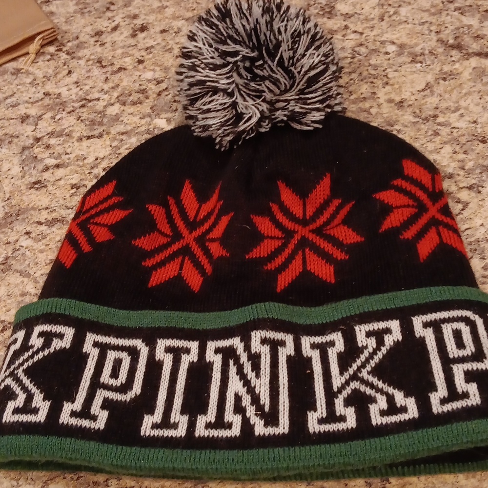Victoria's  secret PINK knit lined hat